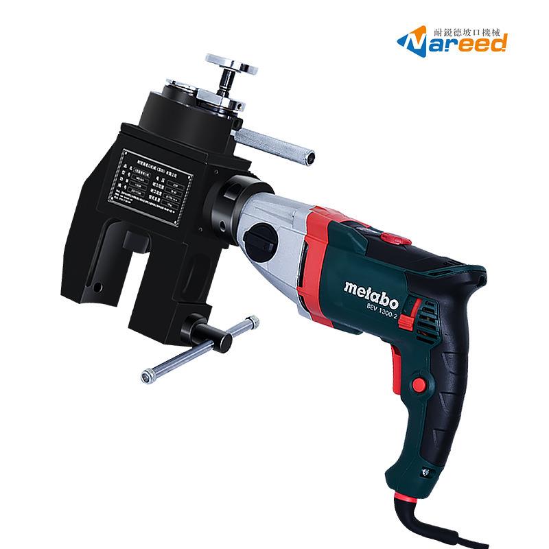 耐锐德管道坡口机电机外卡式电动管子倒角机不锈钢坡口双电机