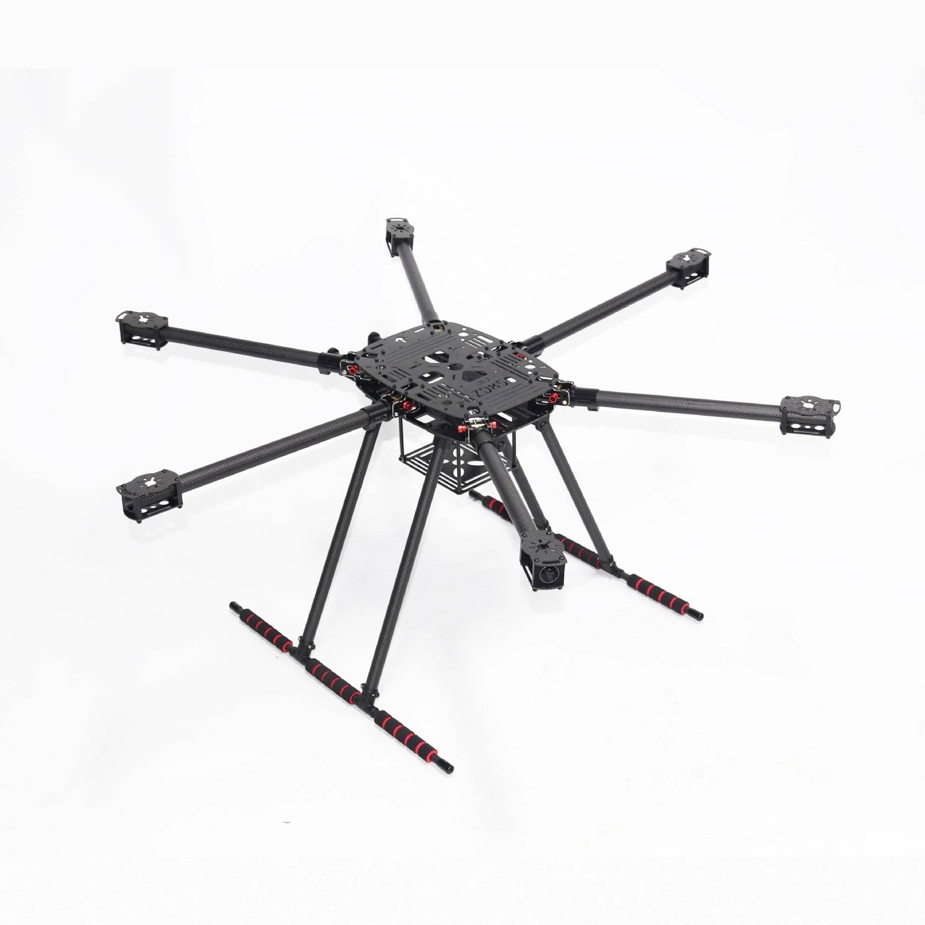 博立方ZD850 Pixhawk 2.4.8 M8N全碳纤维850mm六旋翼架433 500 V1