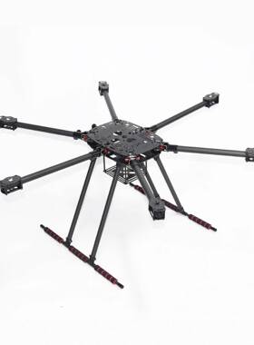 博立方ZD850 Pixhawk 2.4.8 M9N全碳纤维850mm六旋翼433 1000 OSD