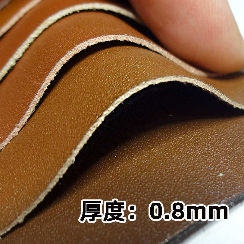 0.8超纤皮 仿头层牛皮纹路超迁革面底同色柔软细腻超仟皮真超纤皮