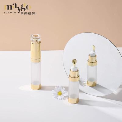 现货新款15ML亚克力真空眼霜瓶按摩眼精华分装瓶透明包装瓶子