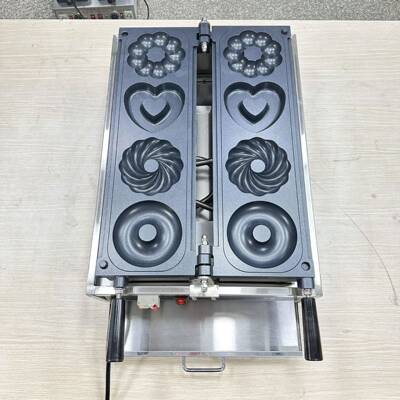 Customzation case 大甜甜圈机数显系统不粘锅大华夫饼机电脑雕刻