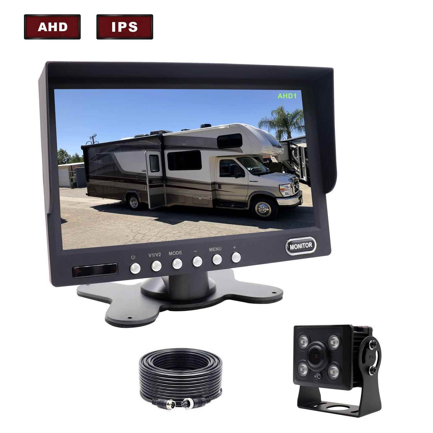 带刻录7寸AHD1080P 960P 720P 高清车载显示器