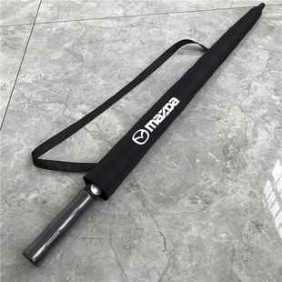 正品 马自达3昂g克赛拉雨伞定制loo广告两伞全动折叠黑胶用长柄男