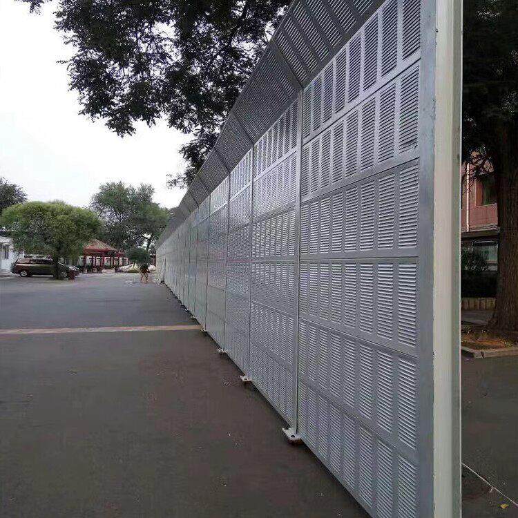 可移动声屏障快高架桥厂区隔音屏工地围挡快速路隔音墙桥梁吸声板