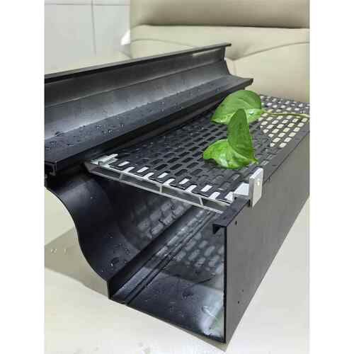 铝合金天沟檐沟雨水槽屋檐别墅阳光房屋檐排水槽铝合金方形下水管