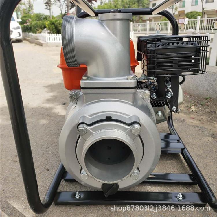 汽小型6寸水大吸力高扬泵程污抽QQV水机油手推式汽排油抽水泵