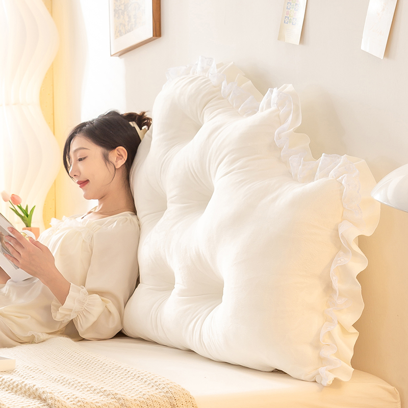 卧室床头靠枕可拆洗床上看书神器靠背儿童女孩实木床防撞靠垫软包