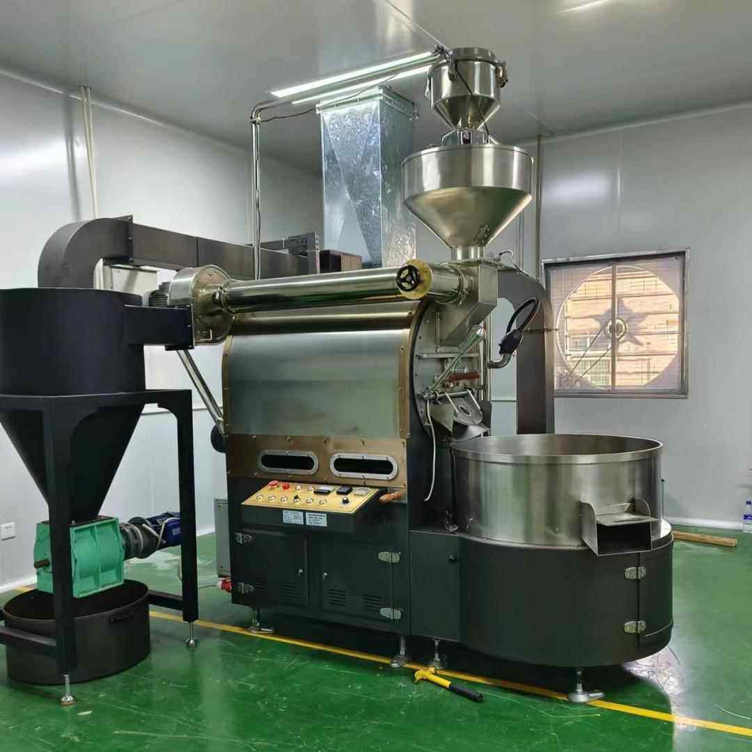 粤鼎锋20公斤咖啡烘焙机烘豆机大型咖啡工厂烘炉咖啡烘焙设备