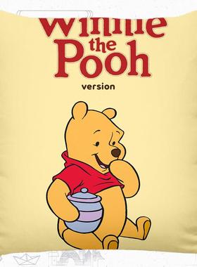 高档维i尼熊 Winne th小e Pooh 维尼熊 抱枕 床上小被子被靠垫抱