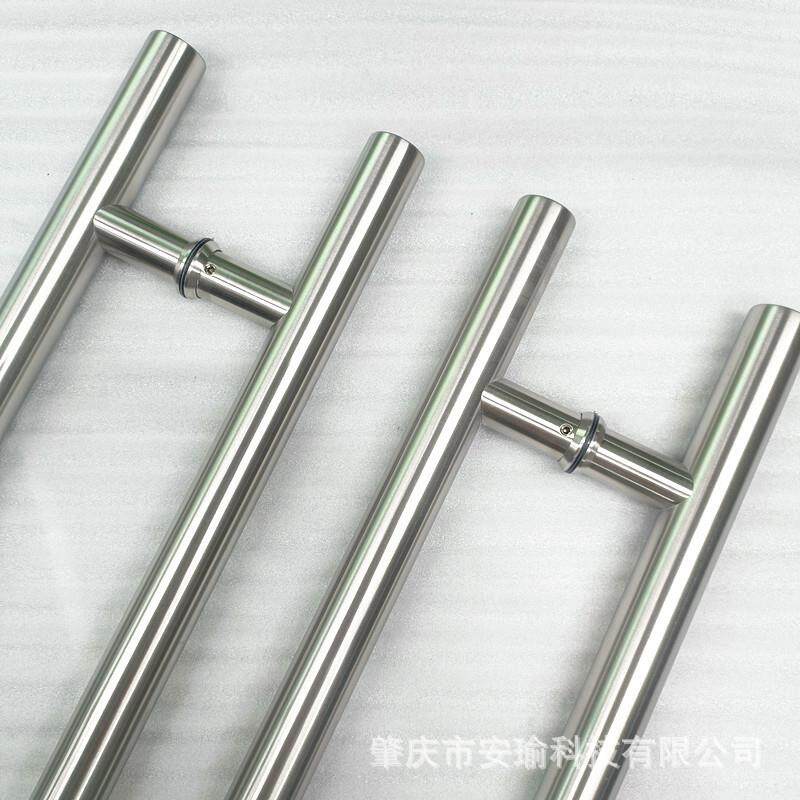 钢加厚不锈大门拉手光砂拉丝璃门木AY-10034门把手简约酒店重型玻