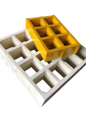 生产玻璃钢黄色格栅板4s洗车房漏水格栅板市政绿化树池网格板