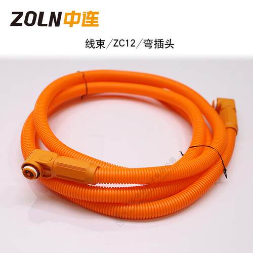 储能柜连接EV线束 光伏ZC连接器线束 250A波纹管新能源线束连接