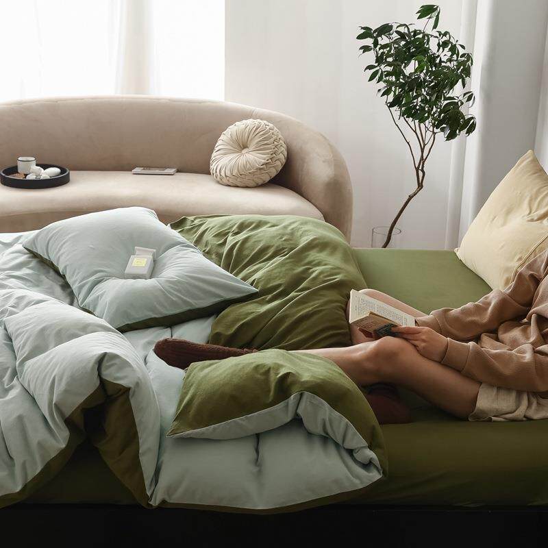 A类织棉床秋冬全棉RHZ针四件套.纯棉天单竺棉被套床床笠品裸睡简