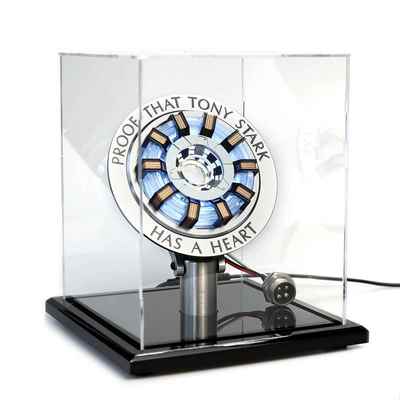 高档MA铁NDO钢Y侠反应堆方舟合金模型心脏炉胸灯DI具手办玩圣诞节