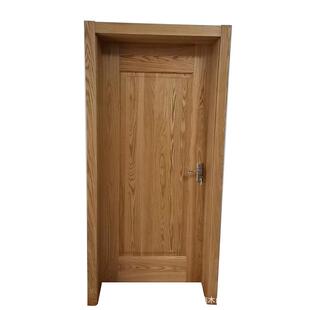 新中式 北美红橡原木门入户门室内门卧室门房间门木门