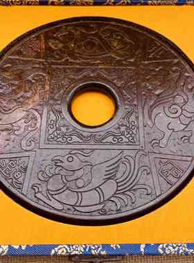 厂家岫玉仿古玉器朱雀玄武青龙白虎玉璧挂件摆件古玩老玉杂项老