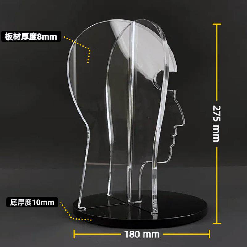 透明亚克力VR眼镜展示架头戴高档眼镜陈列展架支架