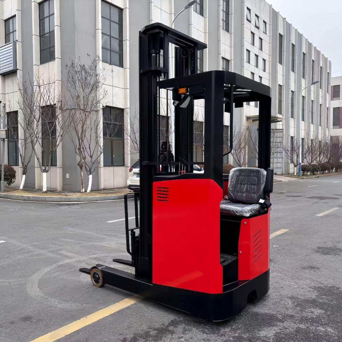 普尔夫无腿前移式叉车2吨托盘堆垛车高位6米全电动堆高车电瓶叉车