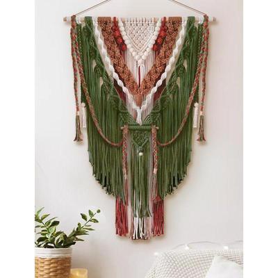 手工编哥织壁毯摩洛流挂毯面挂饰挂布苏民宿墙客厅装饰ZXS波西米