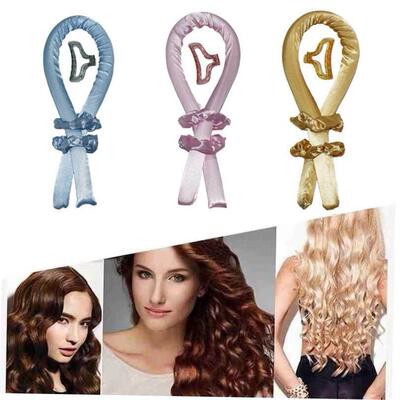 Heatless Curling Rod Headband No Heat Hair Curlers Ribbon