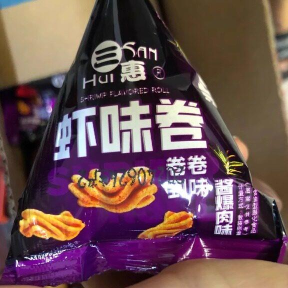 现货网红八爪烧虾味卷香酥脆休闲怀旧零食小吃锅巴独立包装尖角脆