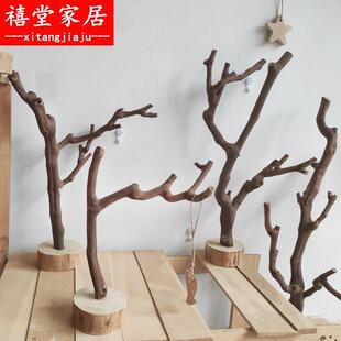 鸟站杆站架树枝训鸟架子站棍单杆落地式鹦鹉玄风鸟笼用品配件玩具