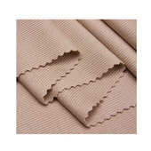 抗起球拉架2 40S人棉氨纶弹力坑条面料罗纹布 2罗纹针织弹力布料