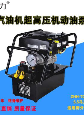 巨琥液压汽油机泵ZHH-700S双回路电动液压泵5.5马力机动泵