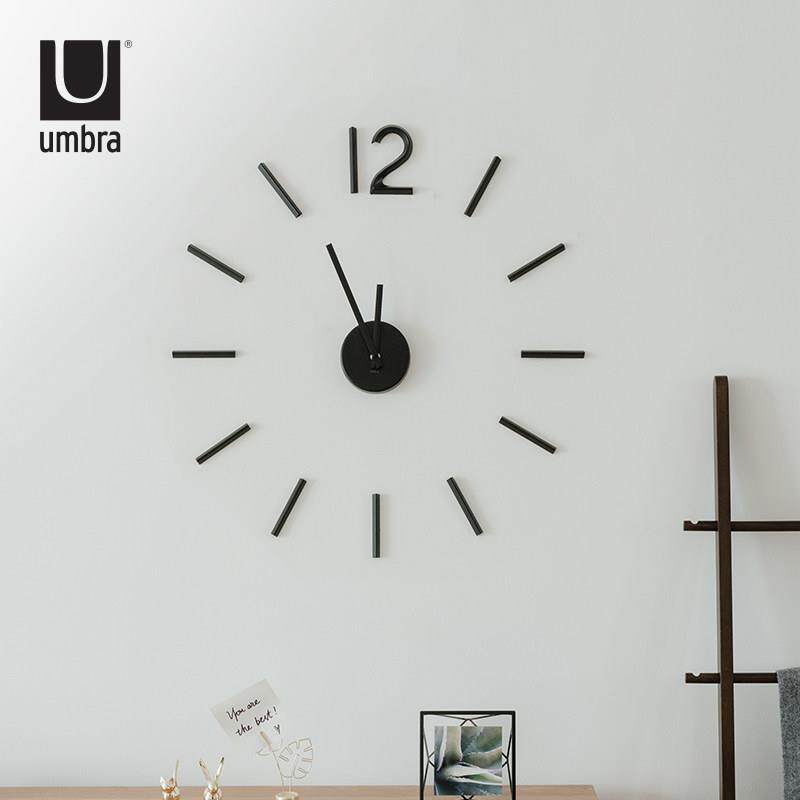 Umbra 北欧客厅挂钟装饰时钟表挂墙创意时尚现代简约家用轻奢潮流
