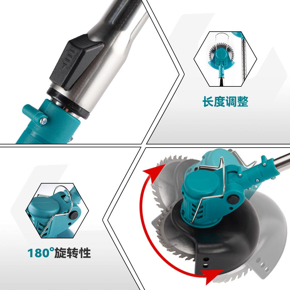 工厂TTJ锂电无线手持割草机多能折打草机农用功工具除叠机草草坪