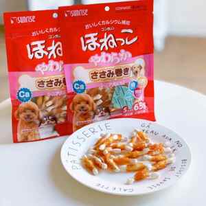 盛来知钙骨绕鸡胸肉软骨棒泰迪柯基 口臭磨牙补钙训练奖励狗零食