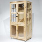 高档双层实木猫大笼子超自由空间猫别咪窝猫房子猫屋舍猫猫墅木制