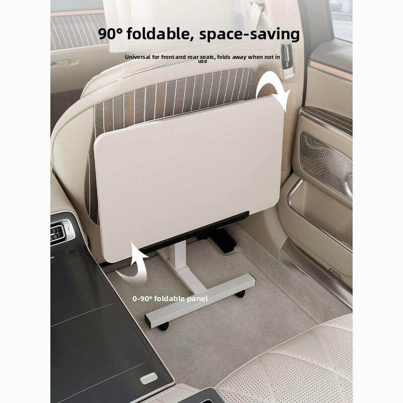 家用折叠车桌可调节办公边桌落地式储物架慵懒宿舍多功能
