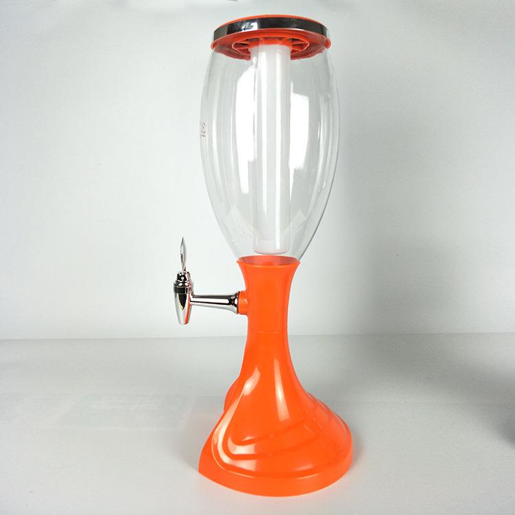 热销3l酒啤扎光VFM酒炮七彩发啤酒塔啤柱带冰柱啤酒炮KTV酒吧