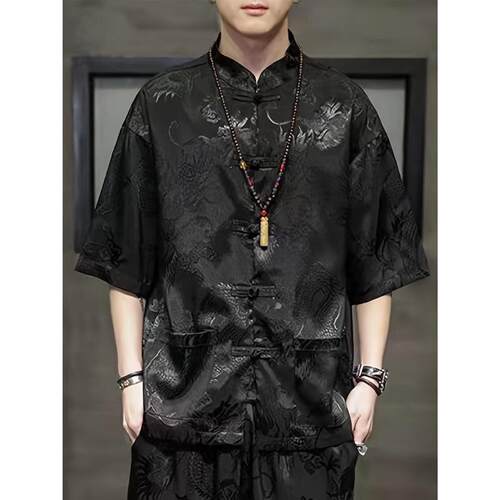G 26526 Silk Tang Suit Jacket 中式丝绸夹克