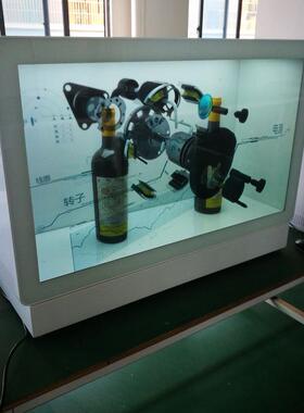 透明屏21.5/32/43寸86寸液晶屏OLED展示柜一体机广告机高清展示