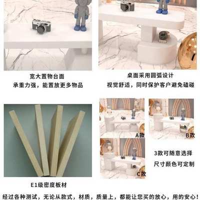 中导柜服装店简约现代中岛台展示台摆放台烤漆流水台橱窗展示桌