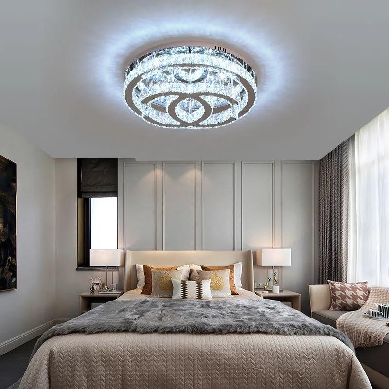 平台别墅主卧厅室吸顶水晶灯代现轻奢64034客长方形圆形书房灯灯