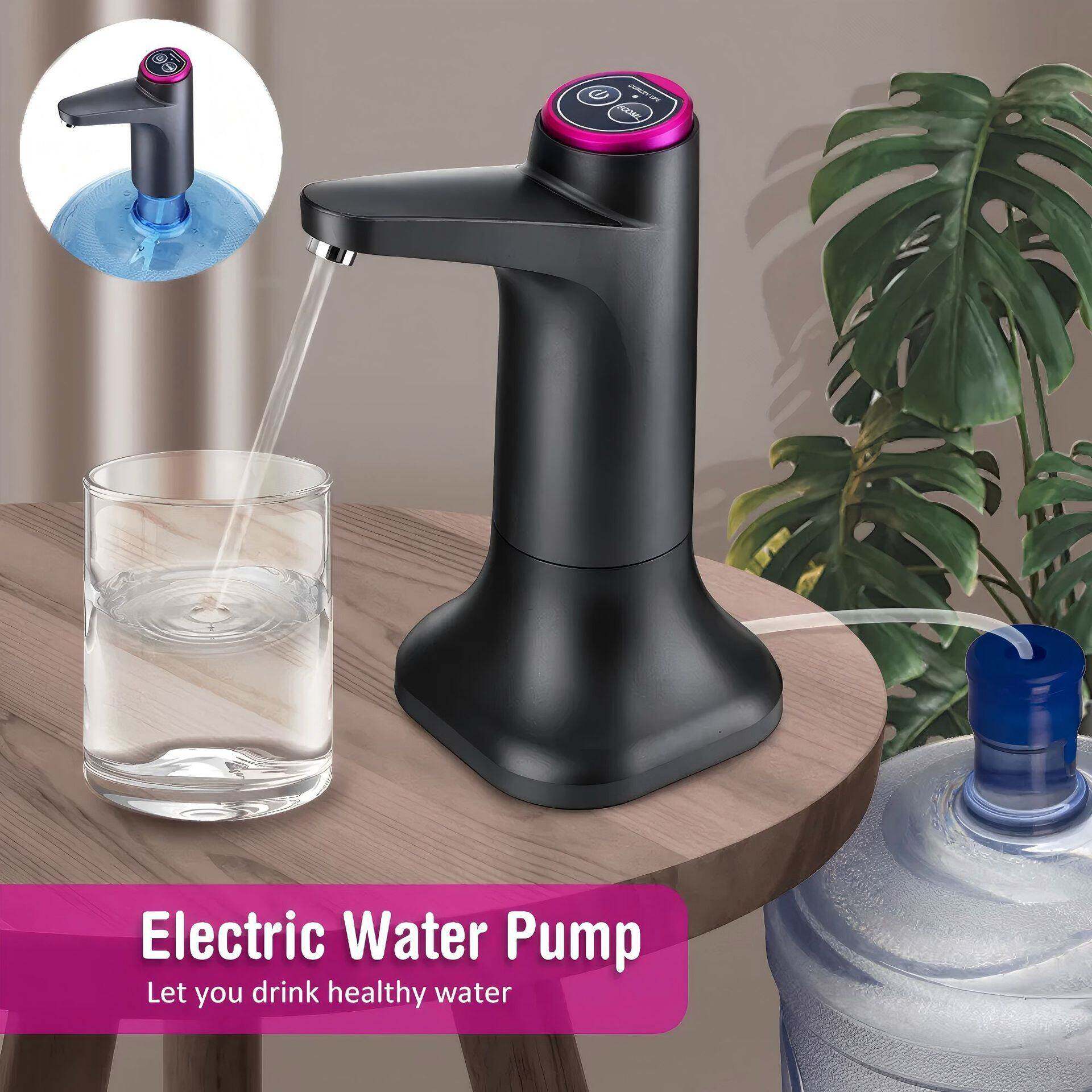 跨境桶装水自动上水器 矿泉水吸水定量电动抽水器 充电饮水机出水