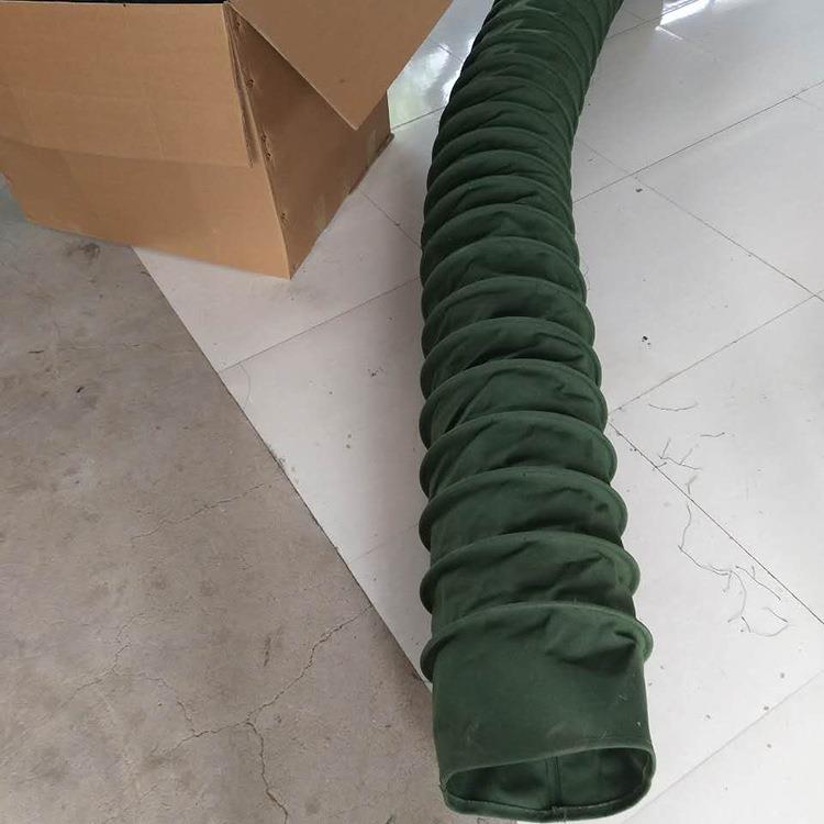 风机风风管AWW管道口帆布风管耐高温通风式管通吊环水泥除尘排气