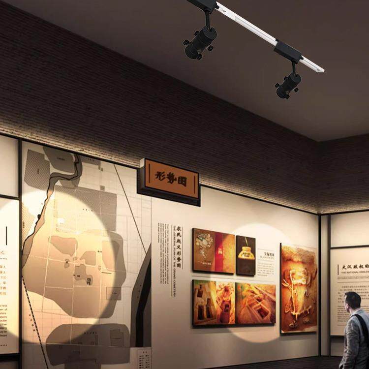 切光灯字画览展展会画廊明装博物馆聚光eld轨道ZHQGD-00截画光调
