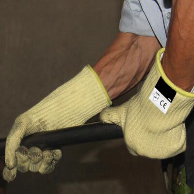 思危4305S400度耐高温手套芳纶JBI烫防防火阻燃防油溅防滑耐磨