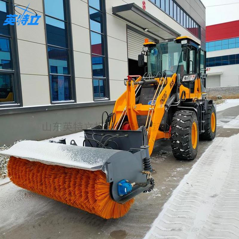 铲车前端属具扫雪机市政马路车载式除雪滚全自动高速公路除雪机