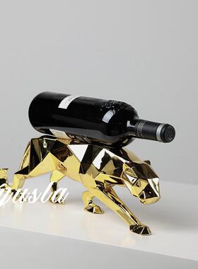 高级简约轻奢红室酒架红JWV酒置物架摆件客厅装电视柜办公房书软