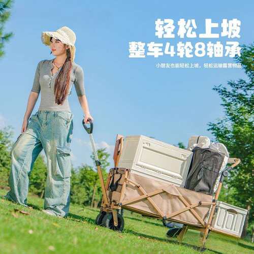 户外露营手车儿童可躺折营叠地车野餐营车摆AL621097推摊大号野旅