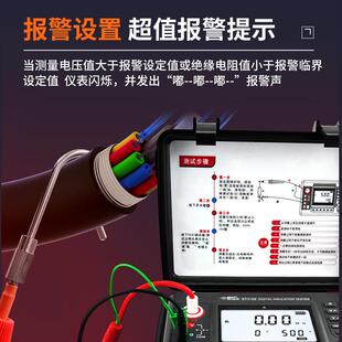 ST3128高压绝缘兆欧表工业数字摇表超高压数显绝缘电阻检测仪