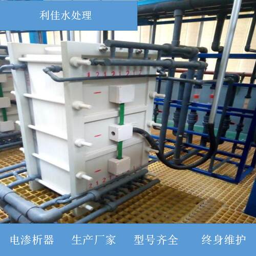小型电渗析器 反渗透浓水回用装置 电渗析离子交换膜器