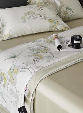 凉爽夏凉被丨美式60兰精LF天丝夏被四件套花卉印花可机洗夏季裸睡