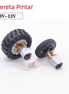 GA12-N20减速马达车轮固定支架3V6V12V低转速智能小车机器人配件
